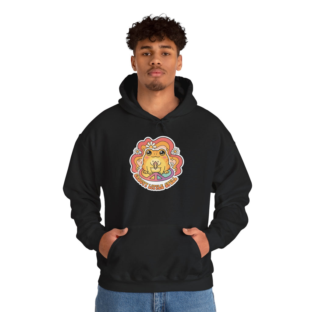Lion Spirit Hoodie — 'Good Vibes Only' Retro Graphic Sweatshirt