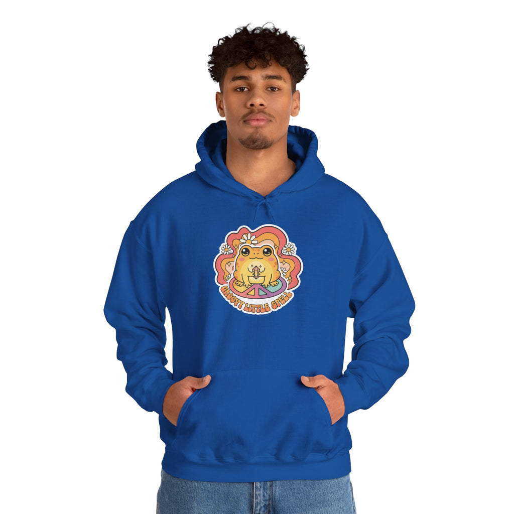Lion Spirit Hoodie — 'Good Vibes Only' Retro Graphic Sweatshirt