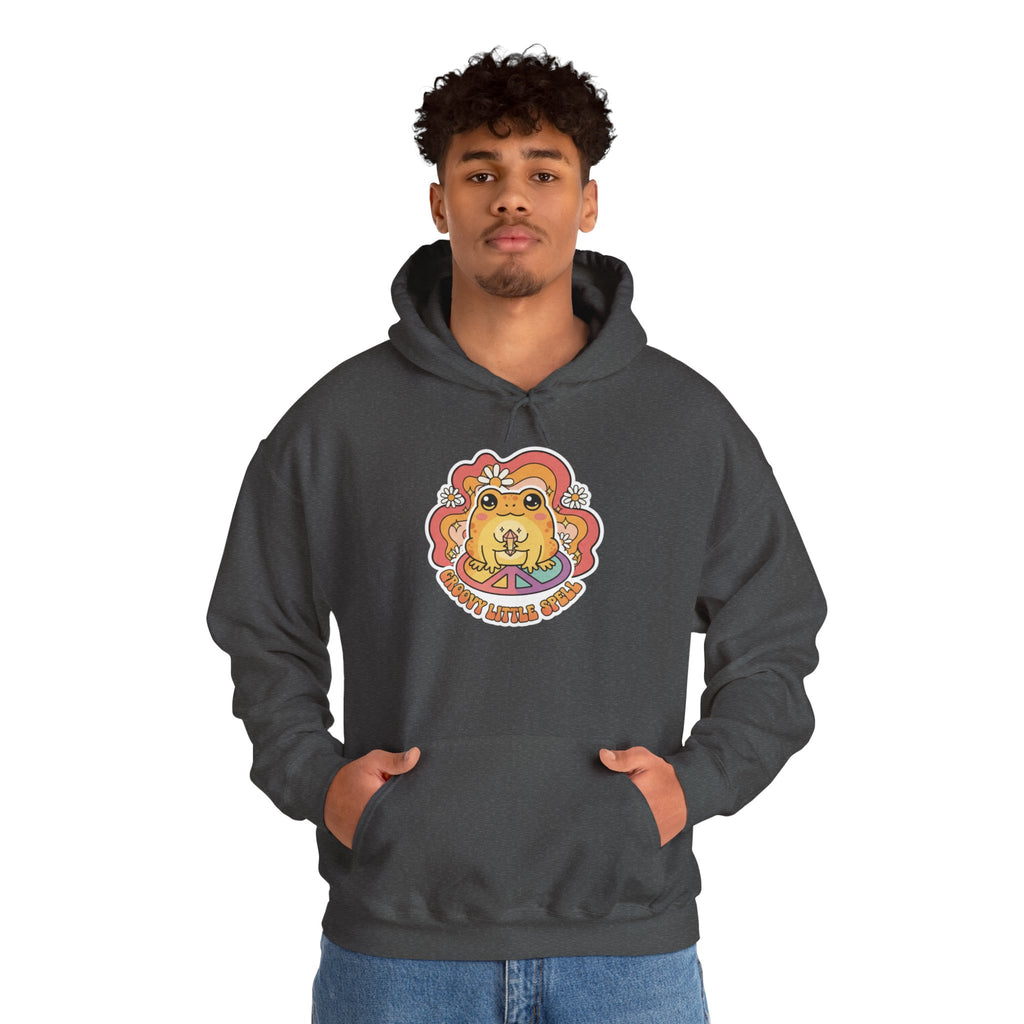 Lion Spirit Hoodie — 'Good Vibes Only' Retro Graphic Sweatshirt