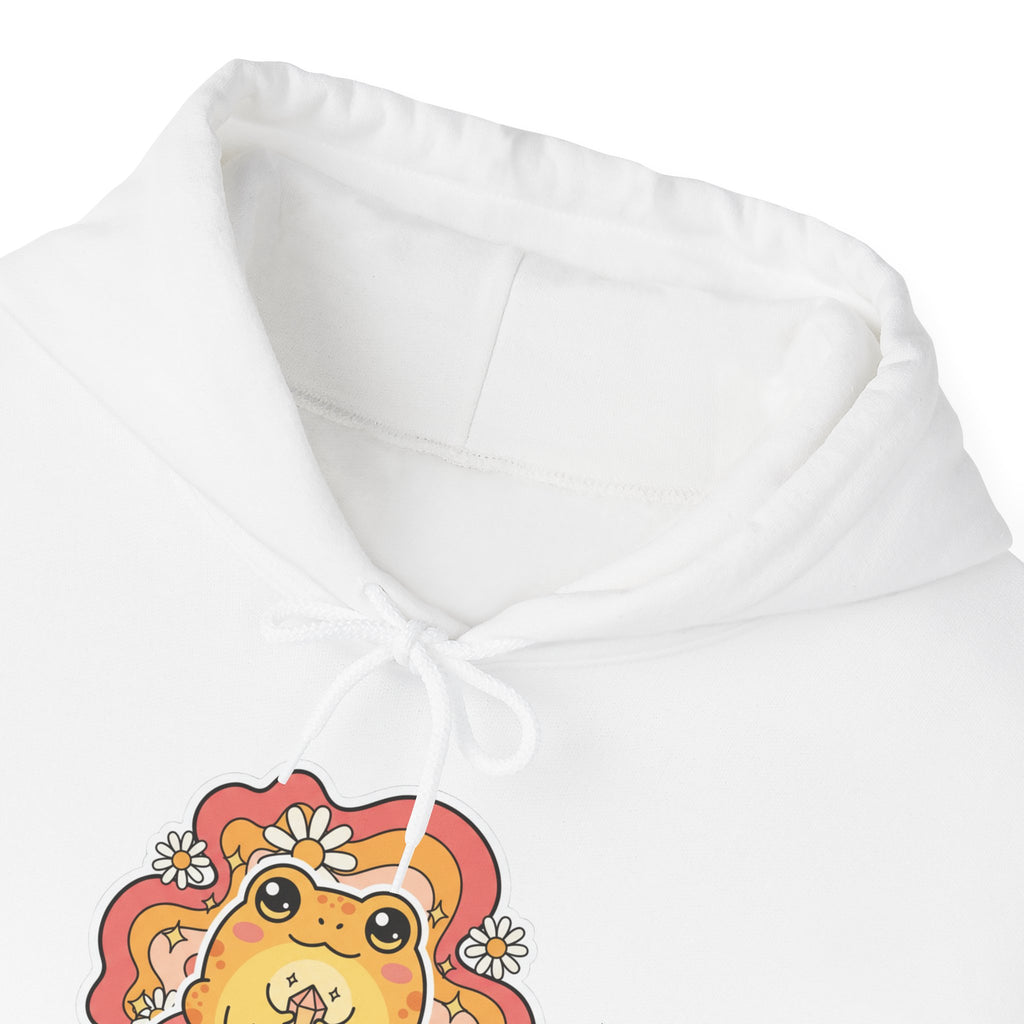 Lion Spirit Hoodie — 'Good Vibes Only' Retro Graphic Sweatshirt