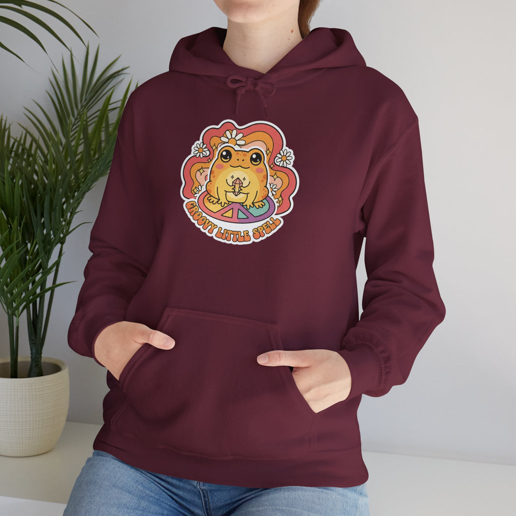 Lion Spirit Hoodie — 'Good Vibes Only' Retro Graphic Sweatshirt
