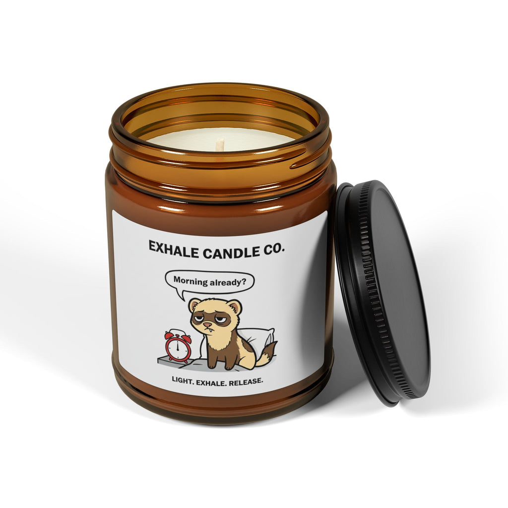 Chester the Ferret Aromatherapy Candle — Morning Already