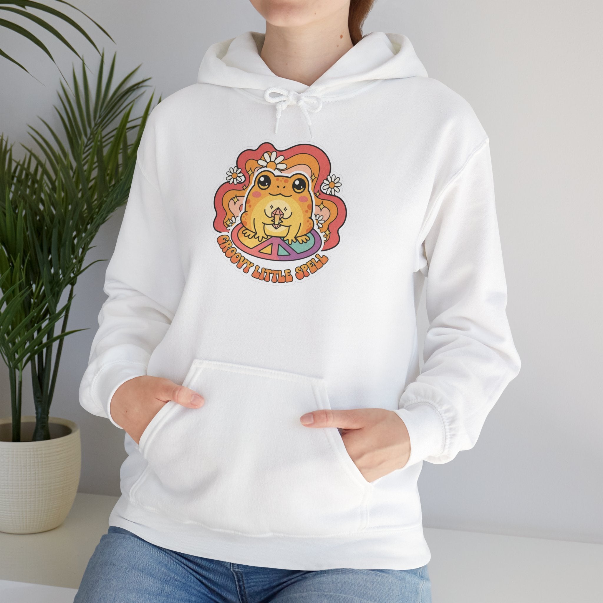 Lion Spirit Hoodie — 'Good Vibes Only' Retro Graphic Sweatshirt