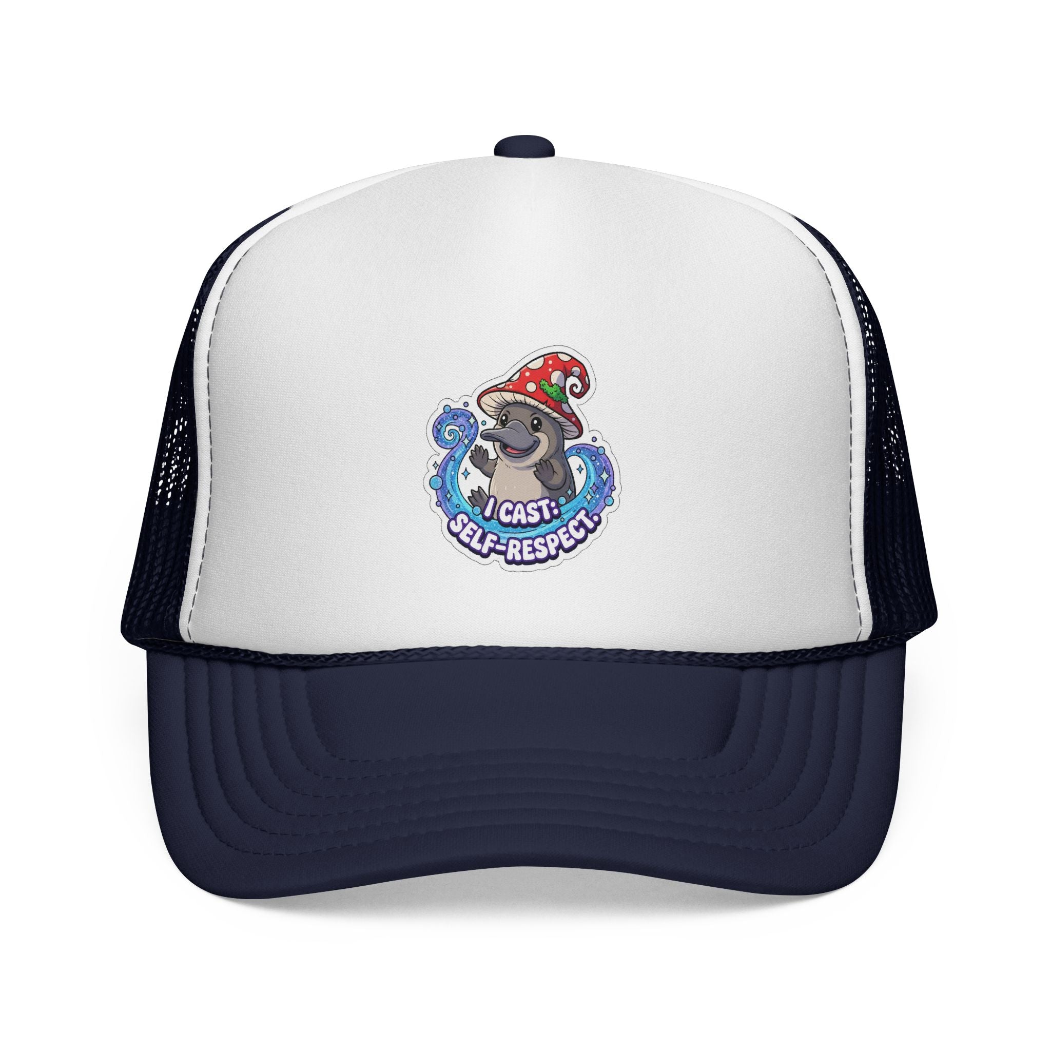 Platypus Wizard 'I CAST: SELF-RESPECT' Trucker Cap