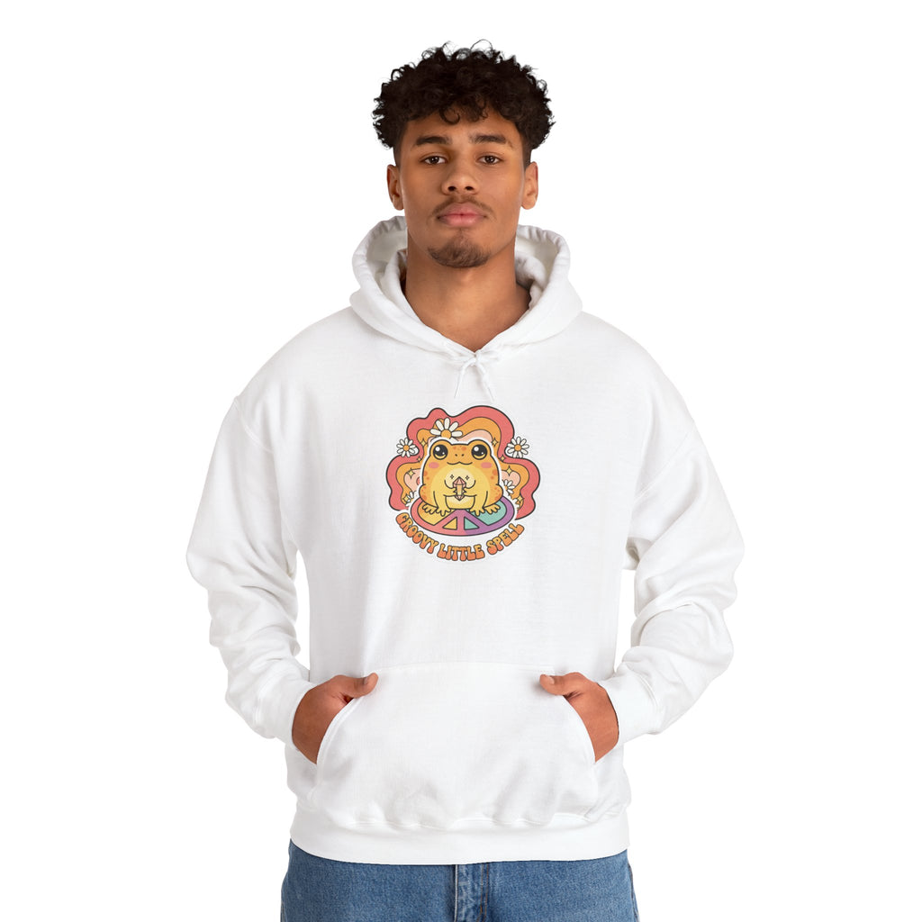 Lion Spirit Hoodie — 'Good Vibes Only' Retro Graphic Sweatshirt