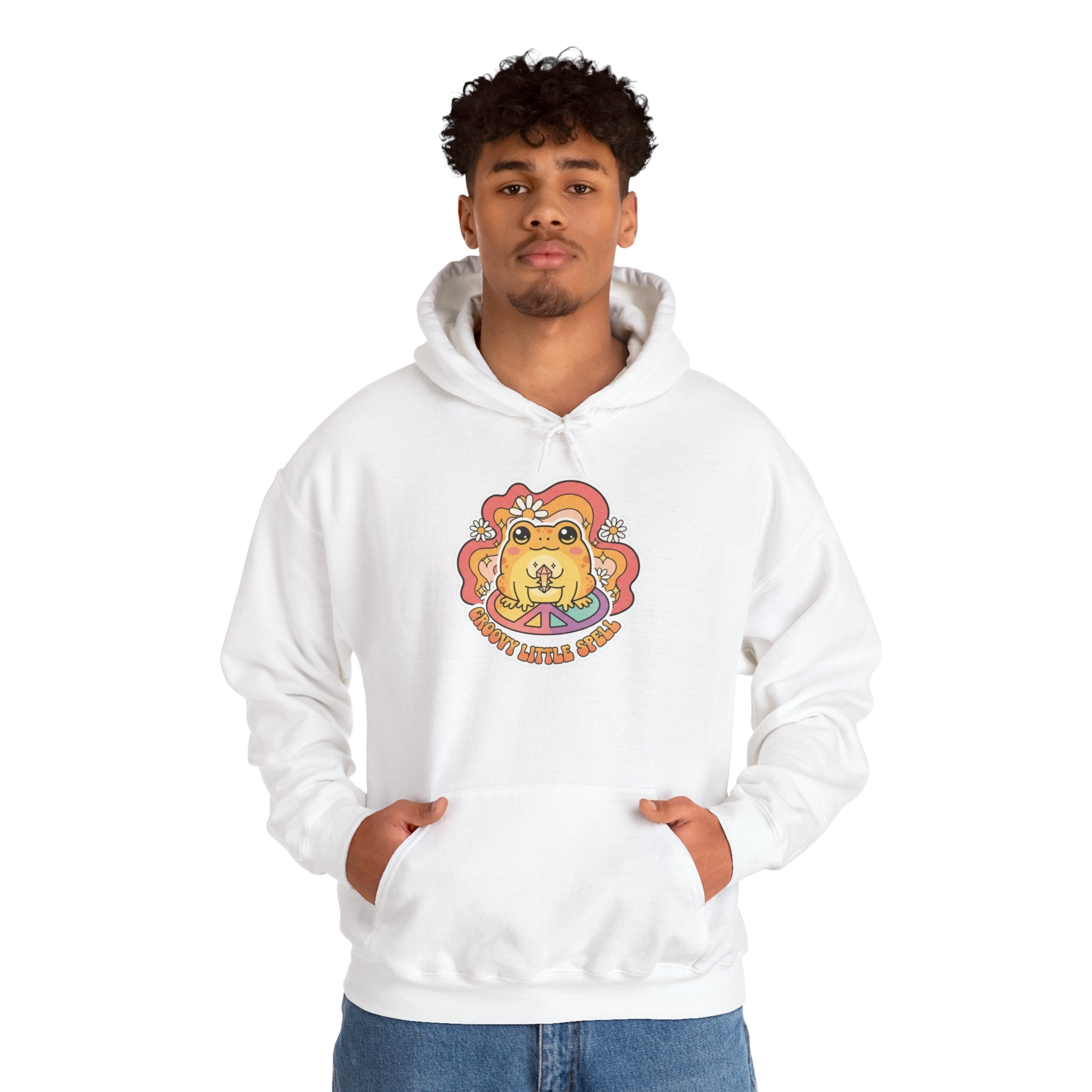 Lion Spirit Hoodie — 'Good Vibes Only' Retro Graphic Sweatshirt