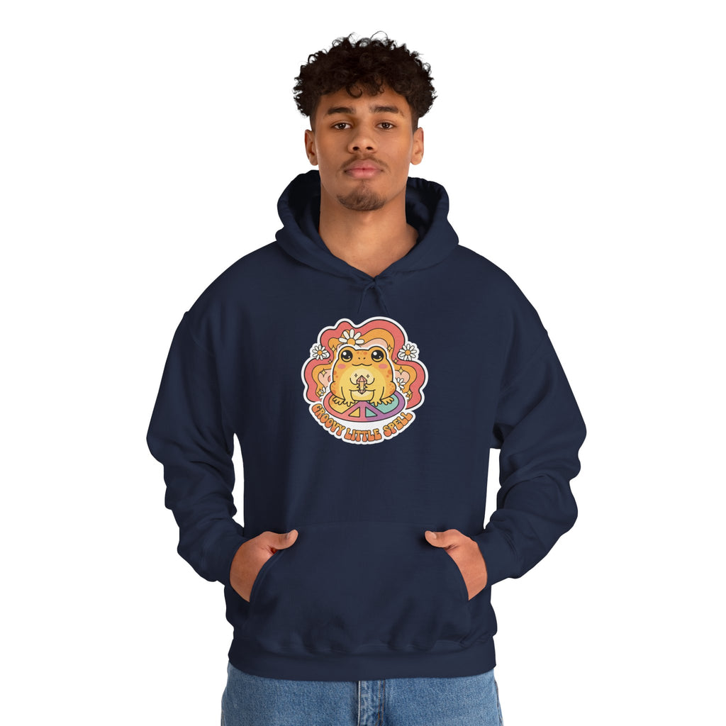 Lion Spirit Hoodie — 'Good Vibes Only' Retro Graphic Sweatshirt