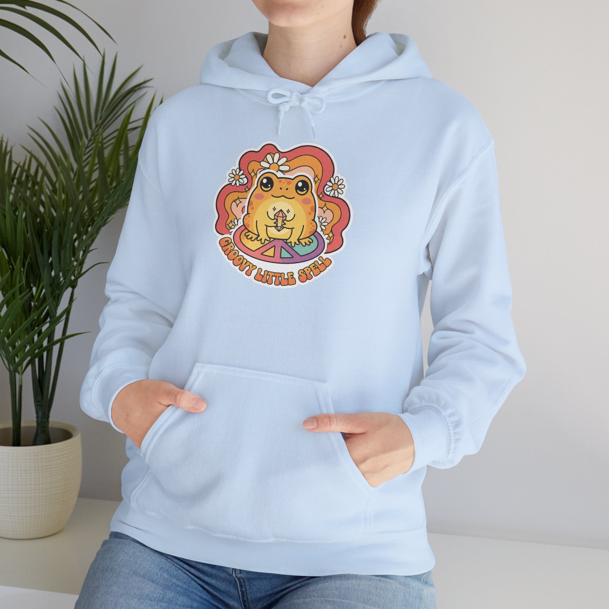 Lion Spirit Hoodie — 'Good Vibes Only' Retro Graphic Sweatshirt
