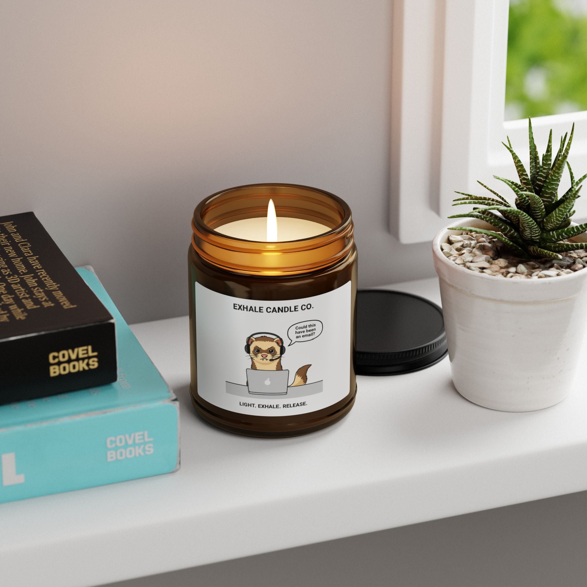 Chester the Ferret Aromatherapy Candle - Work Issues