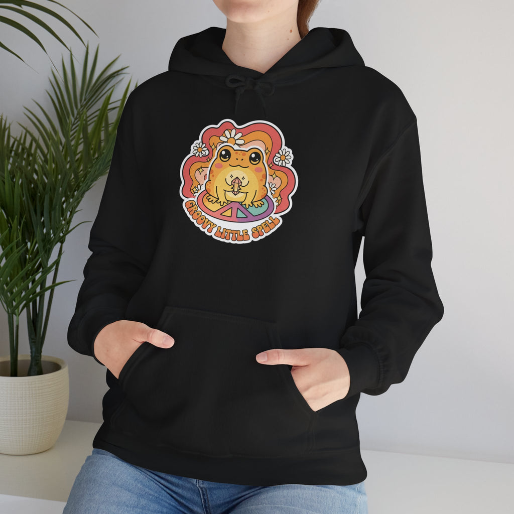Lion Spirit Hoodie — 'Good Vibes Only' Retro Graphic Sweatshirt