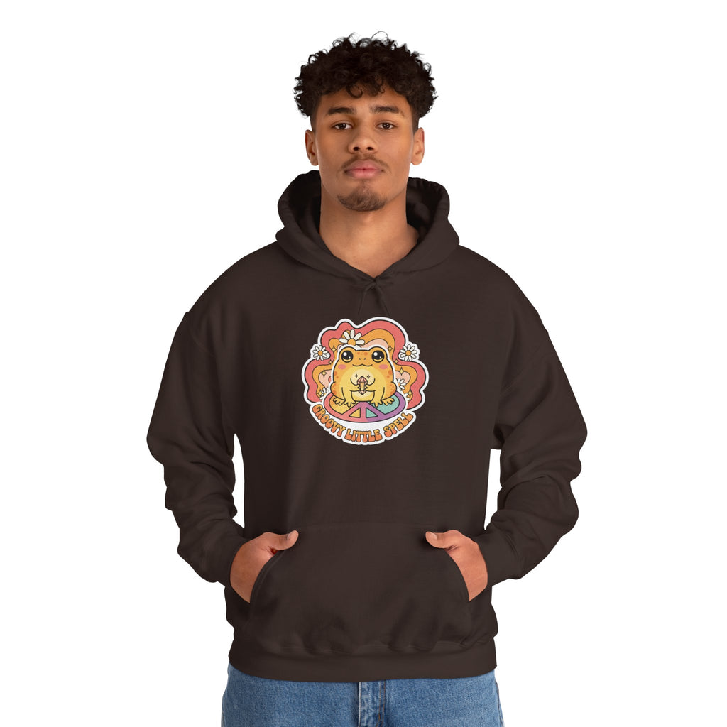 Lion Spirit Hoodie — 'Good Vibes Only' Retro Graphic Sweatshirt