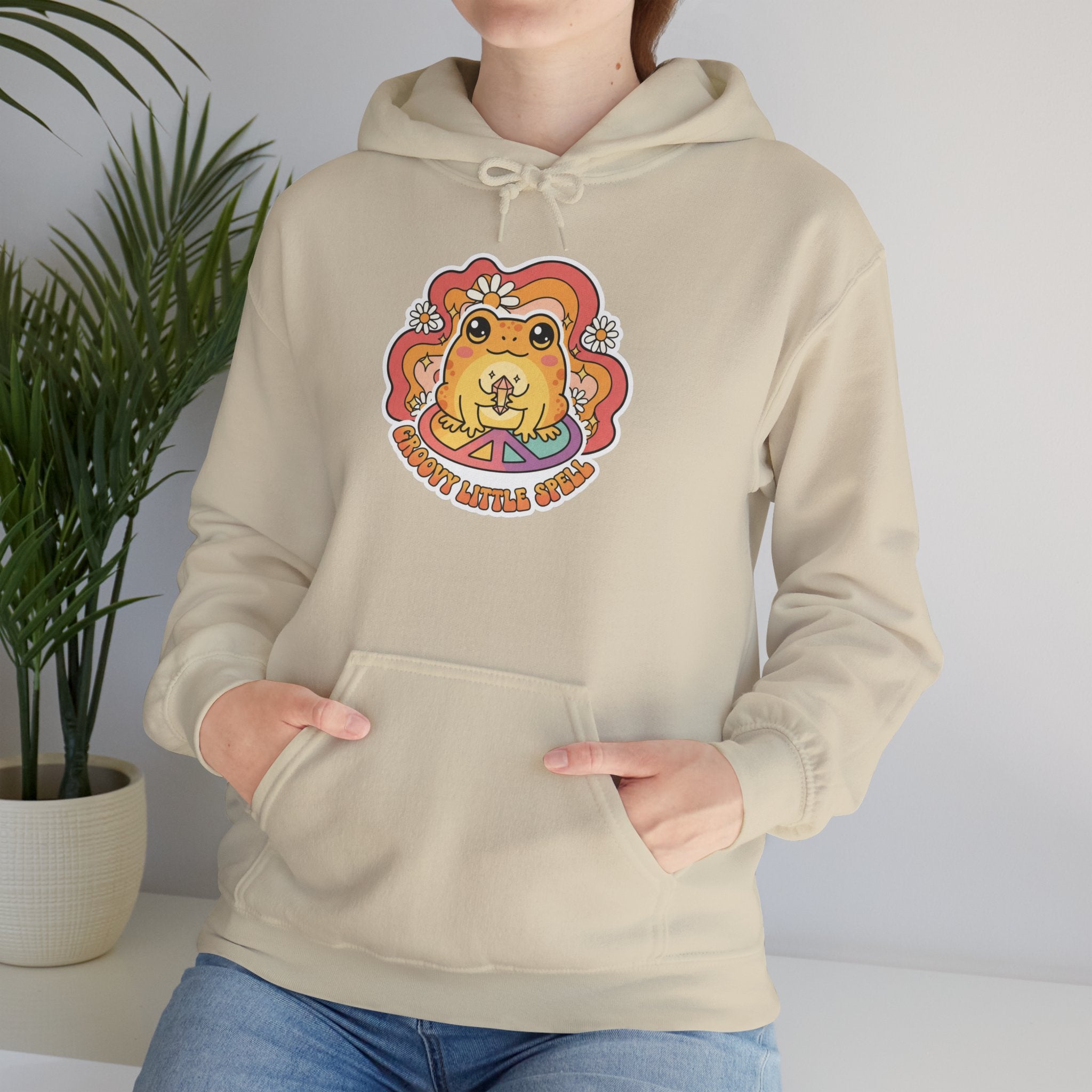 Lion Spirit Hoodie — 'Good Vibes Only' Retro Graphic Sweatshirt
