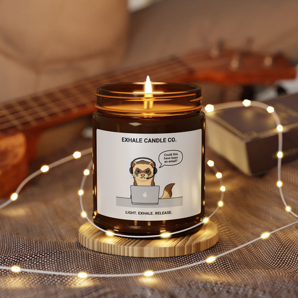 Chester the Ferret Aromatherapy Candle - Work Issues