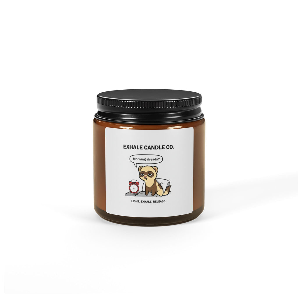 Chester the Ferret Aromatherapy Candle — Morning Already