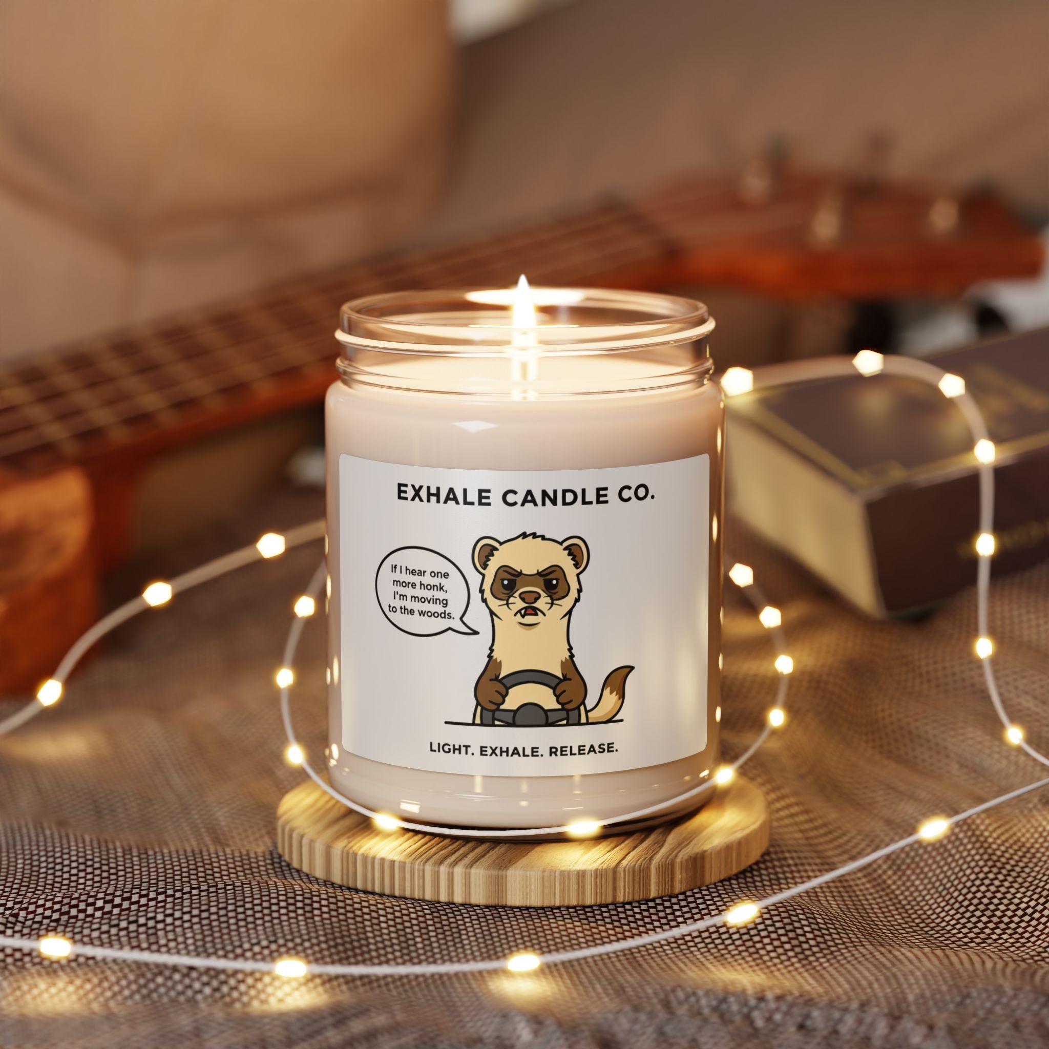 Chester the Ferret Soy Candle — Traffic Sucks