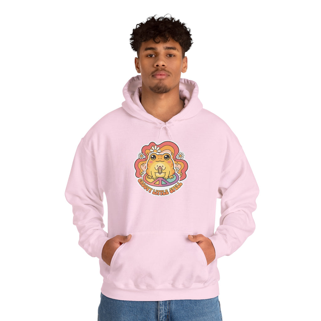 Lion Spirit Hoodie — 'Good Vibes Only' Retro Graphic Sweatshirt