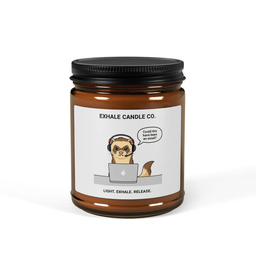 Chester the Ferret Aromatherapy Candle - Work Issues
