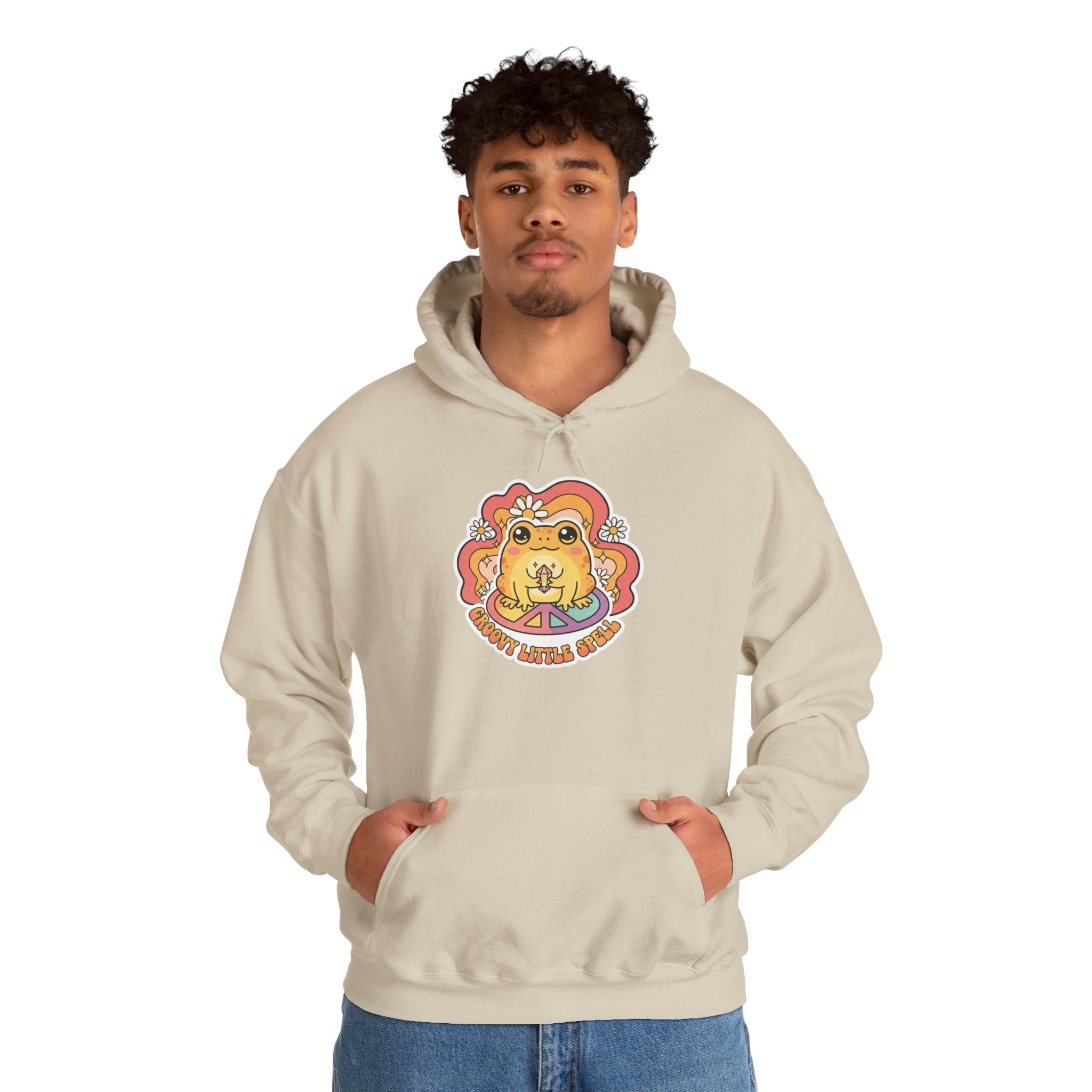 Lion Spirit Hoodie — 'Good Vibes Only' Retro Graphic Sweatshirt