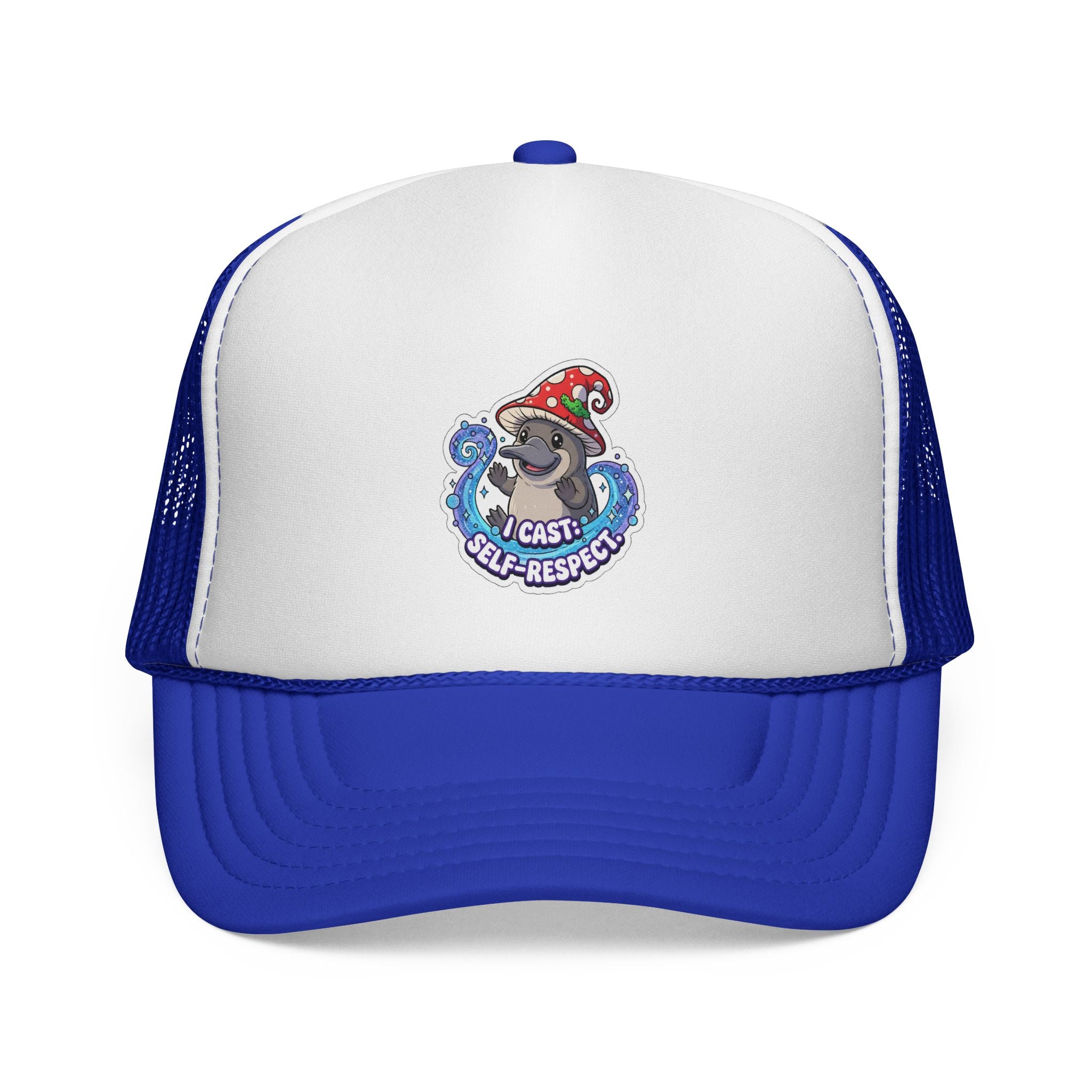 Platypus Wizard 'I CAST: SELF-RESPECT' Trucker Cap