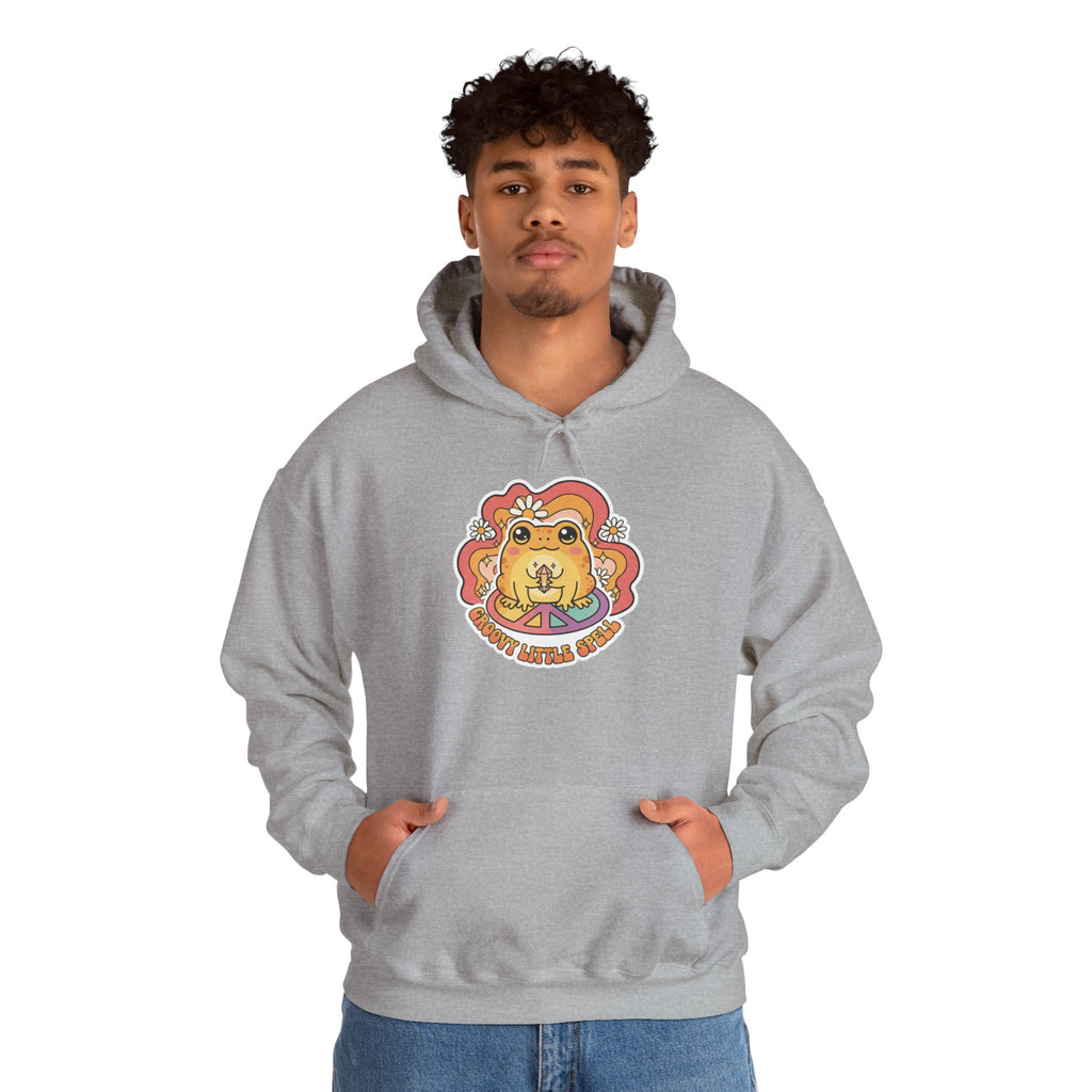 Lion Spirit Hoodie — 'Good Vibes Only' Retro Graphic Sweatshirt