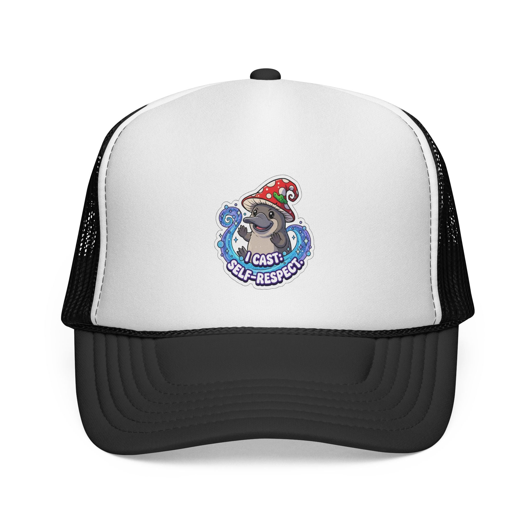 Platypus Wizard 'I CAST: SELF-RESPECT' Trucker Cap