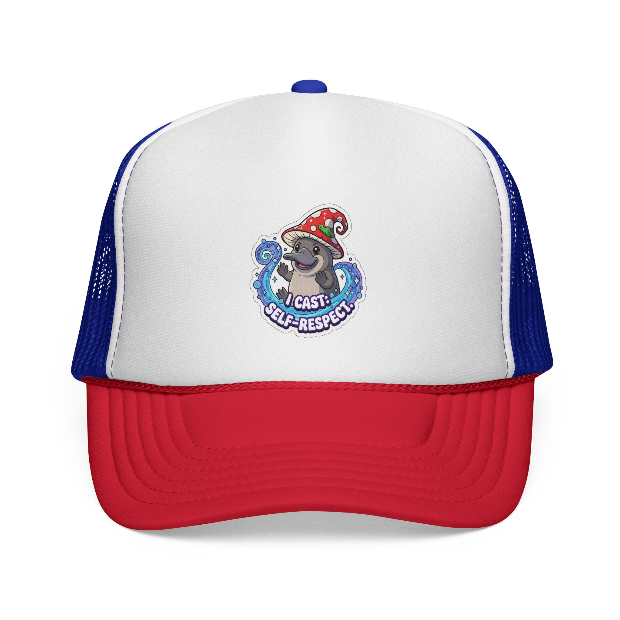 Platypus Wizard 'I CAST: SELF-RESPECT' Trucker Cap