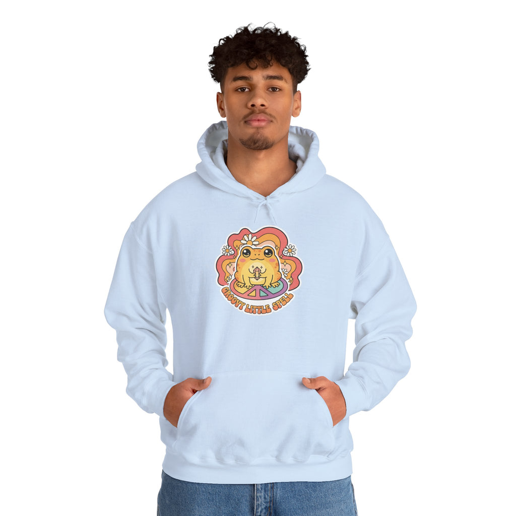 Lion Spirit Hoodie — 'Good Vibes Only' Retro Graphic Sweatshirt