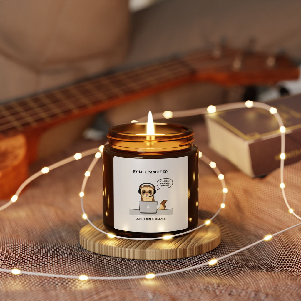 Chester the Ferret Aromatherapy Candle - Work Issues