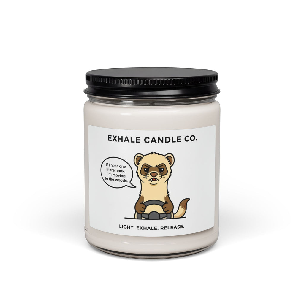 Chester the Ferret Soy Candle — Traffic Sucks