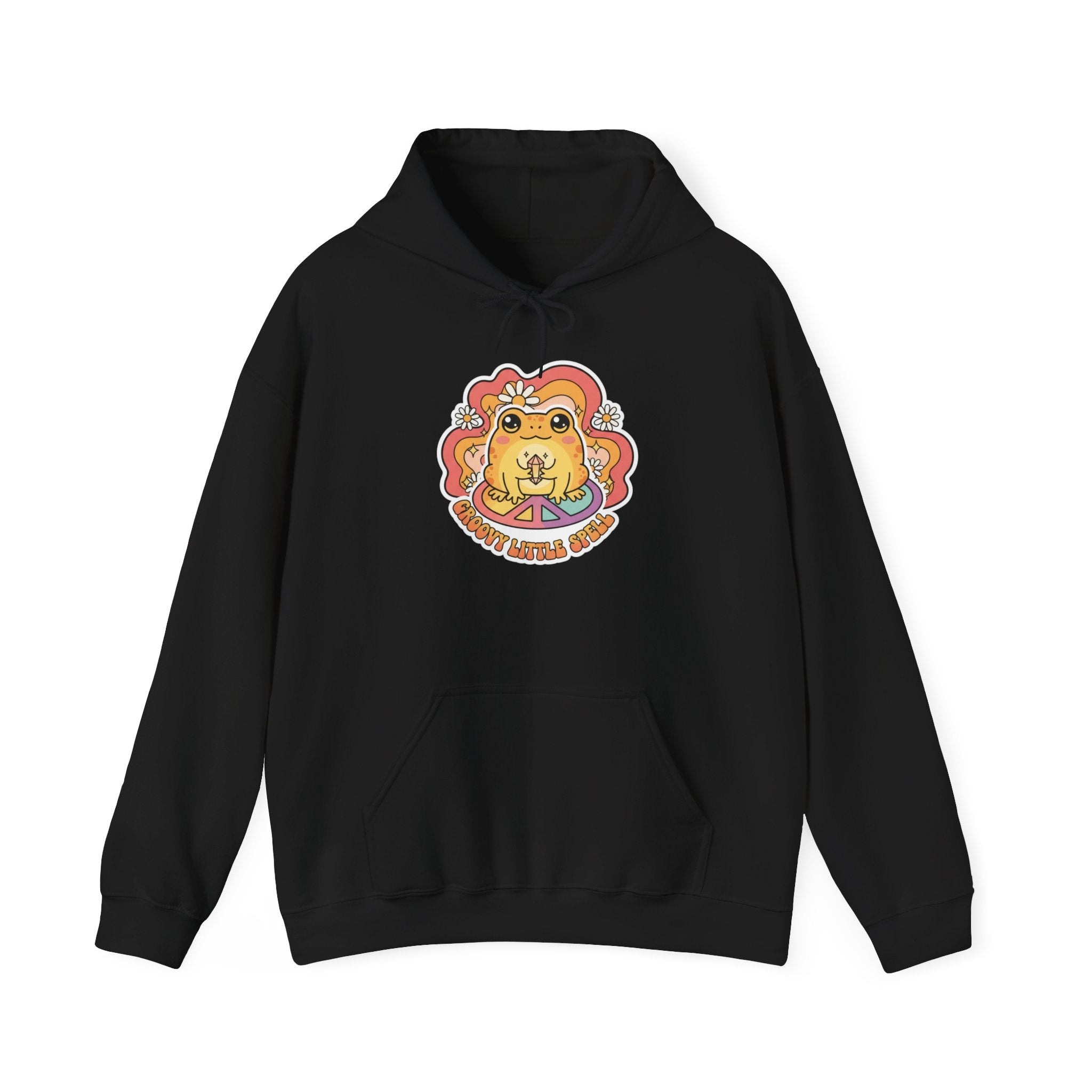 Lion Spirit Hoodie — 'Good Vibes Only' Retro Graphic Sweatshirt